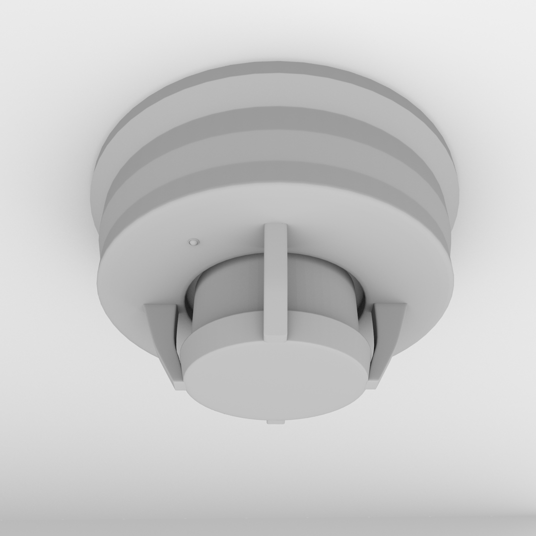 Smoke Detector 3D model_3