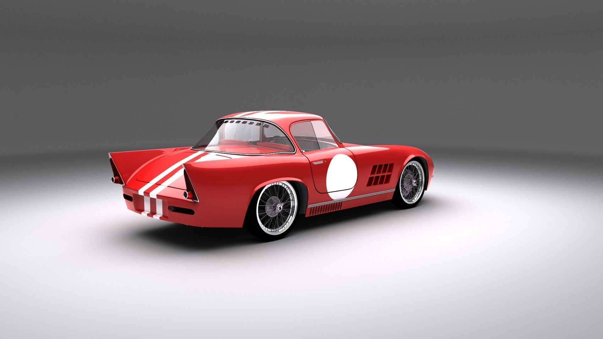 Skoda 1100 OHC Coupe 1960 3D model 3D model_4