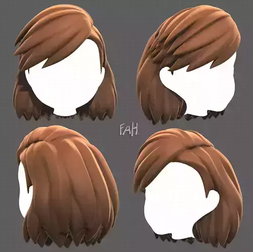 Base Hair for girl V39