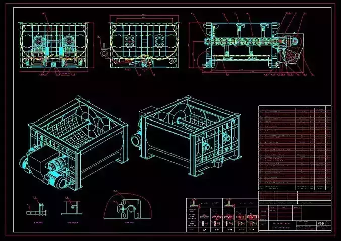 3m3 Twin Shaft Mixer