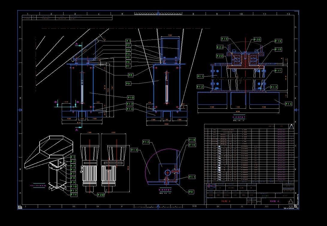 100m3 Mobile Concrete Batching Plant 3D model_4