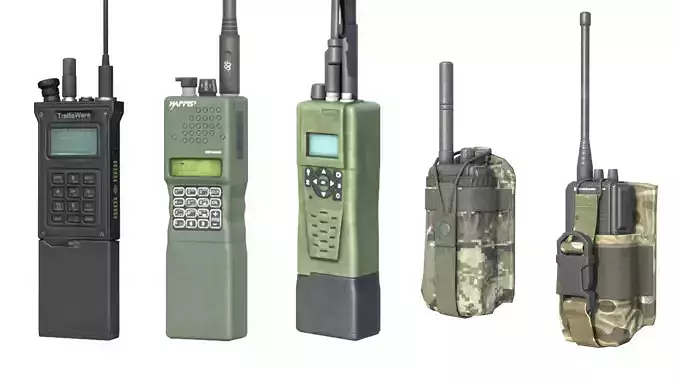 MILITARY Radios Game-Ready Collection 