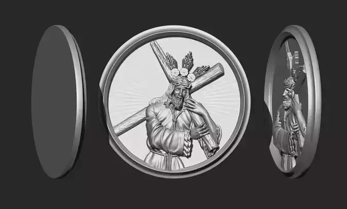 Jesus - Passion - Cross - Variant - CNC 3D print model