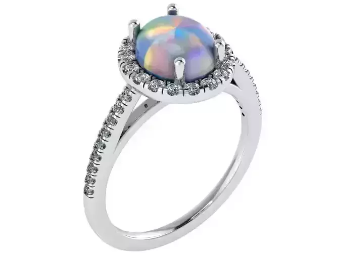 Chameleon ring 2701 3D print model 