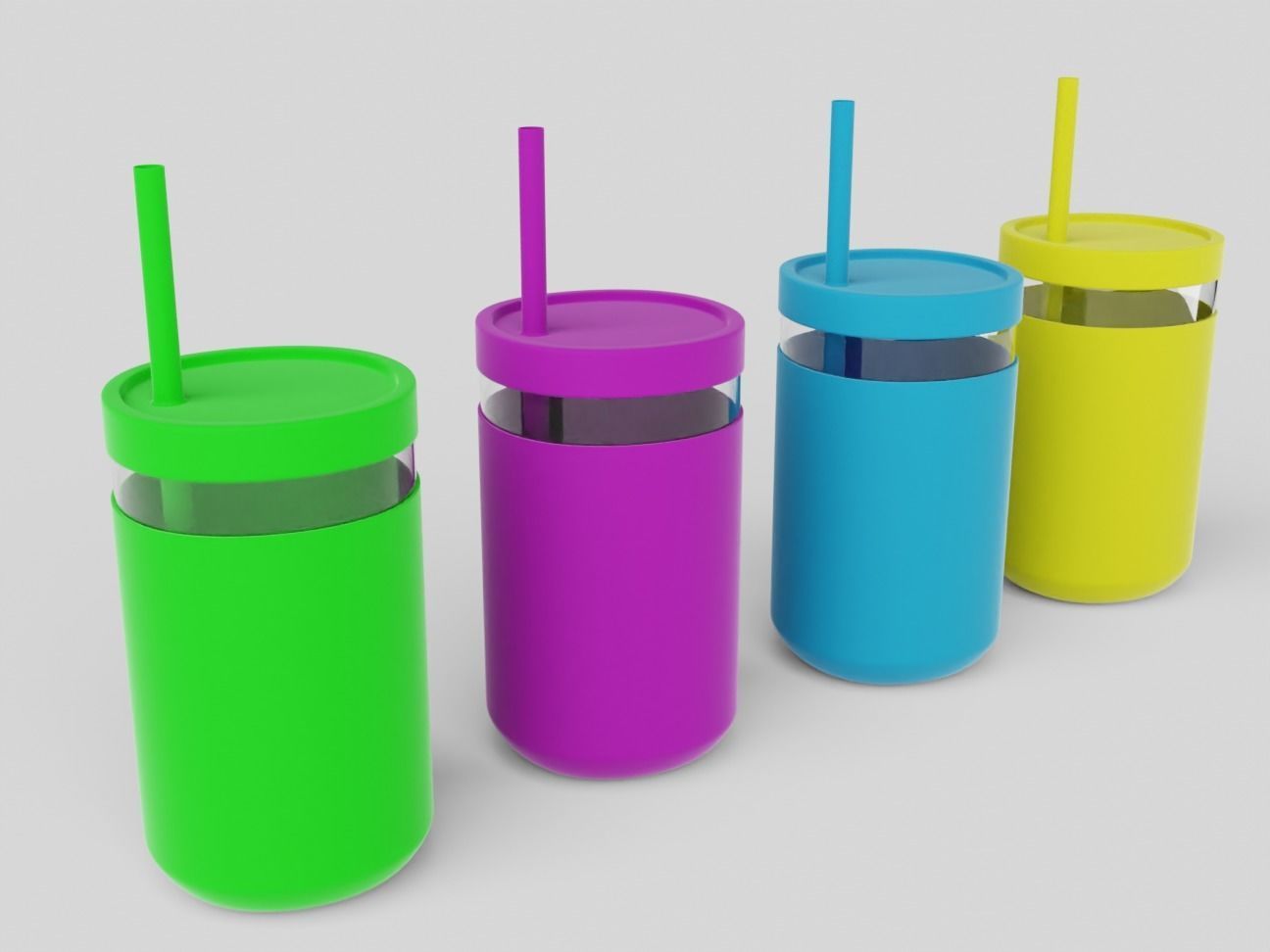 Childrens Drinking Cup Batch 01 3D model_11