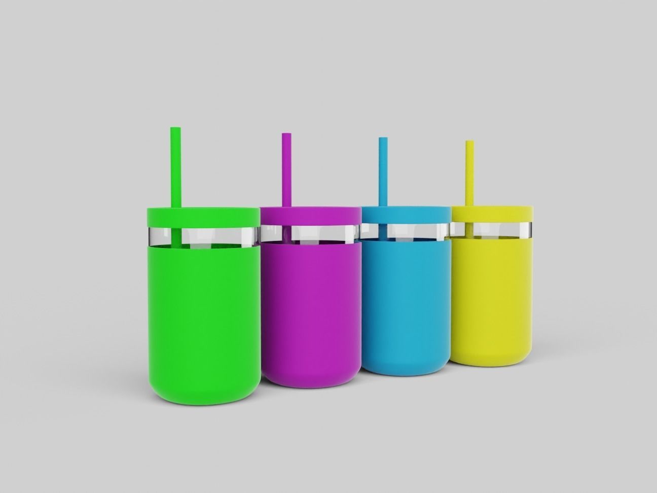 Childrens Drinking Cup Batch 01 3D model_5