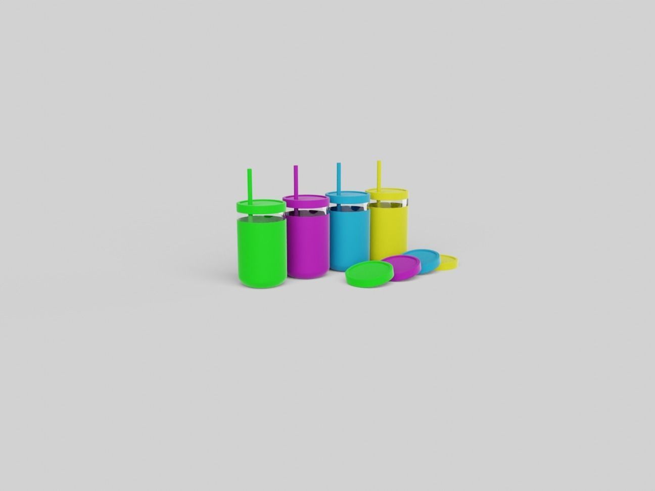 Childrens Drinking Cup Batch 01 3D model_10