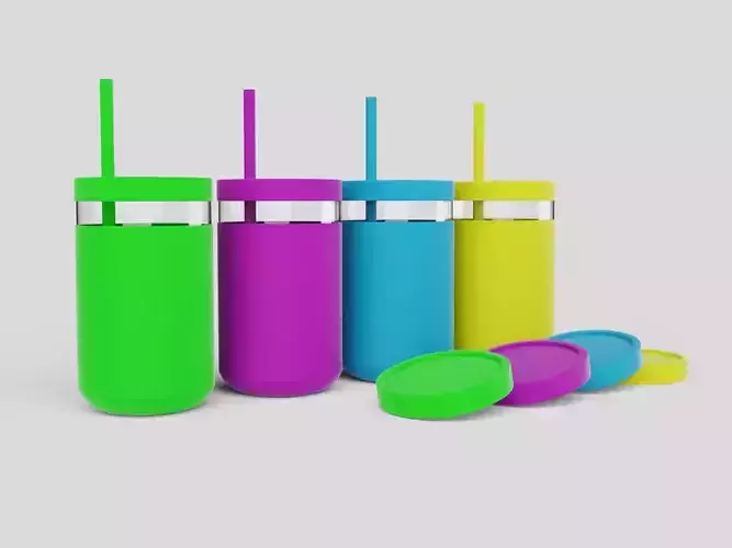Childrens Drinking Cup Batch 01 3D model