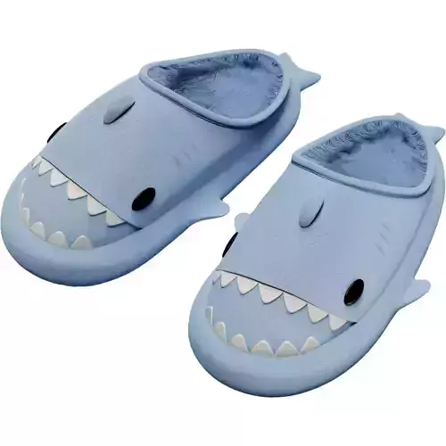 Shark FlipFlops Winter Slippers  3D model
