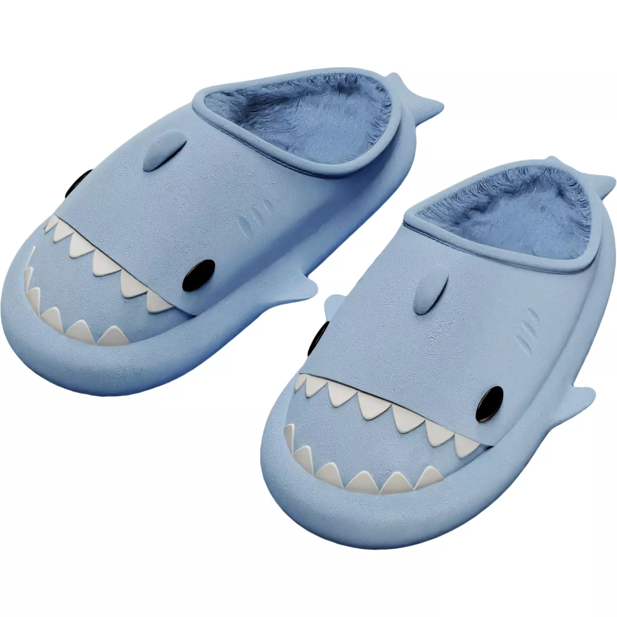 Shark FlipFlops Winter Slippers  3D model_0