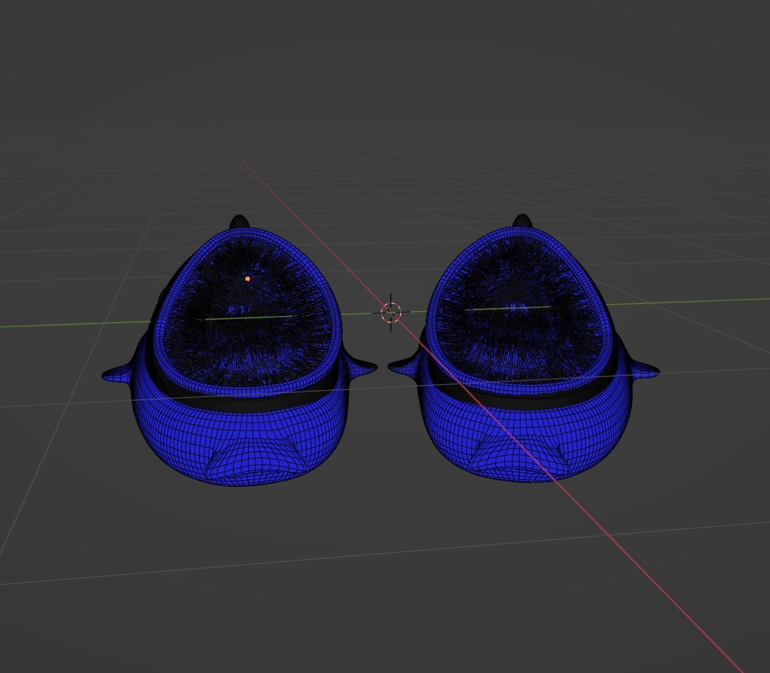 Shark FlipFlops Winter Slippers  3D model_4