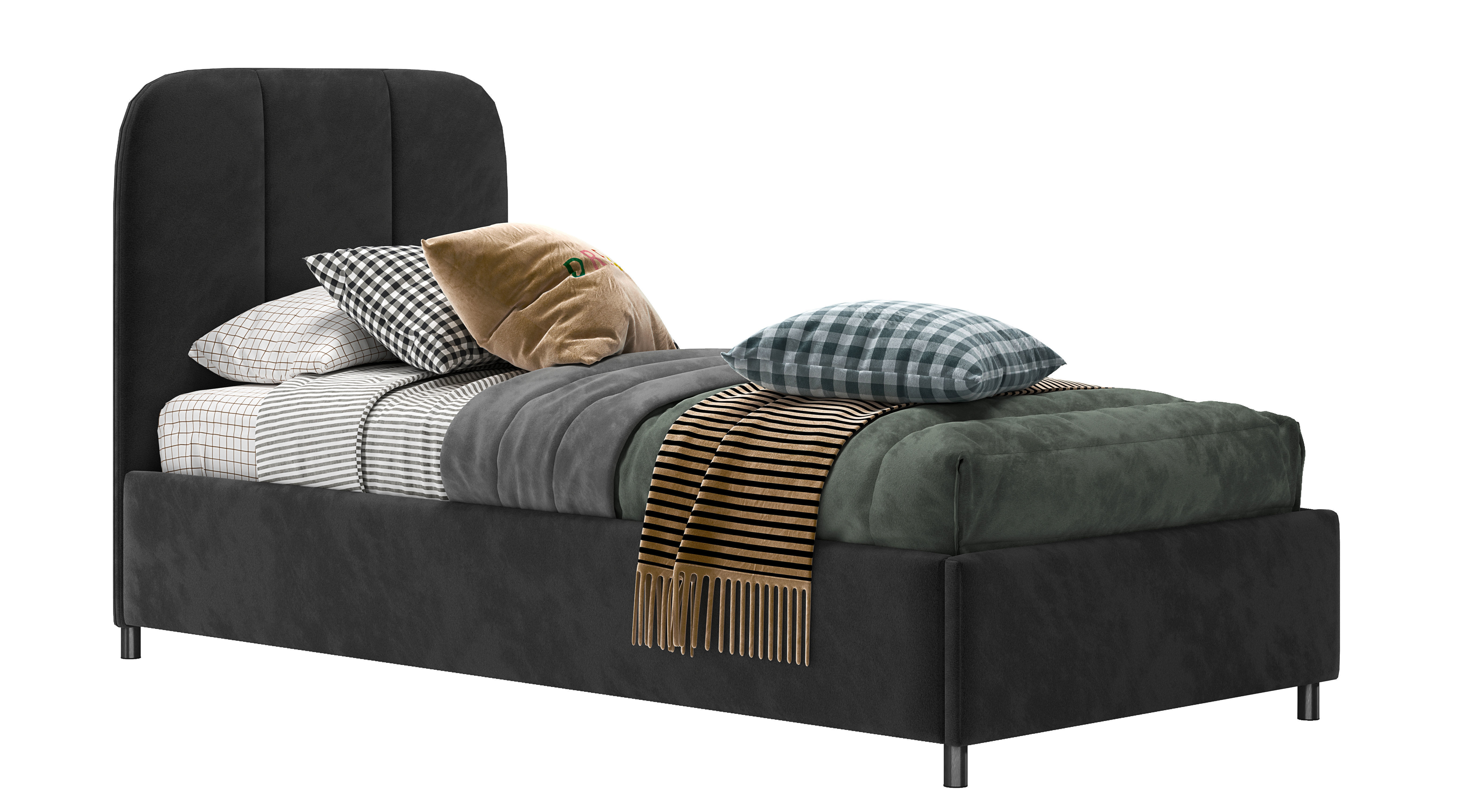 Nuance Twin Bed 3D model_3