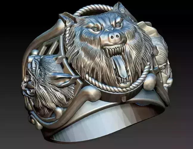 wolf ring