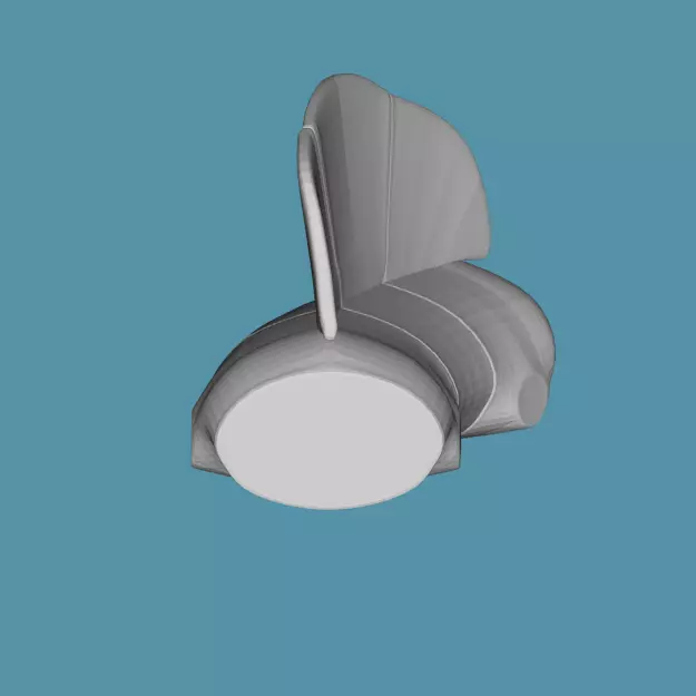 Edaphosaurus Novomexicanus Torso STL 3D print model