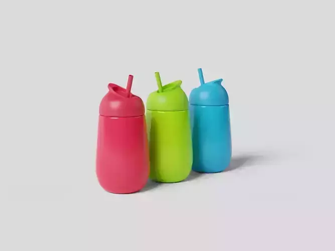 Childrens Drinking Cup Batch 02 3D model