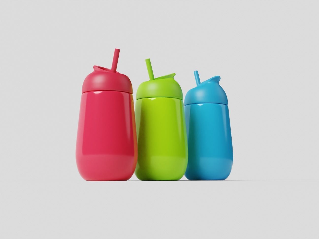 Childrens Drinking Cup Batch 02 3D model_4