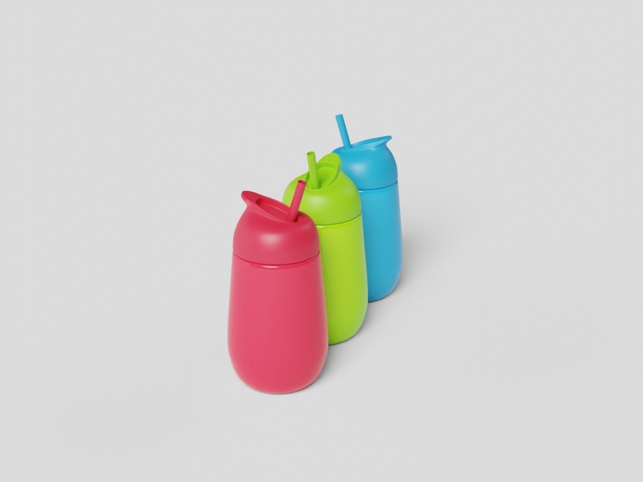 Childrens Drinking Cup Batch 02 3D model_19