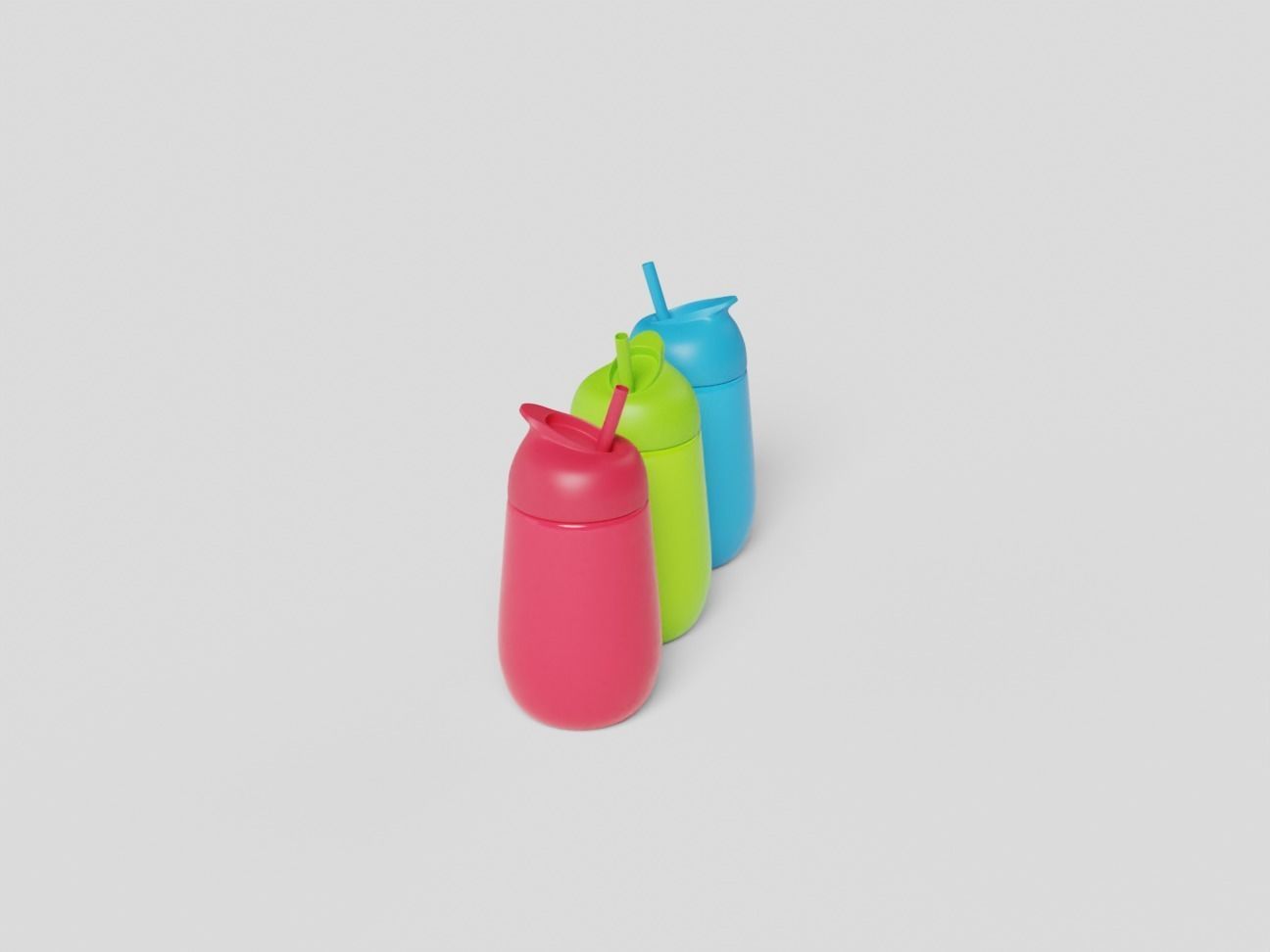 Childrens Drinking Cup Batch 02 3D model_7