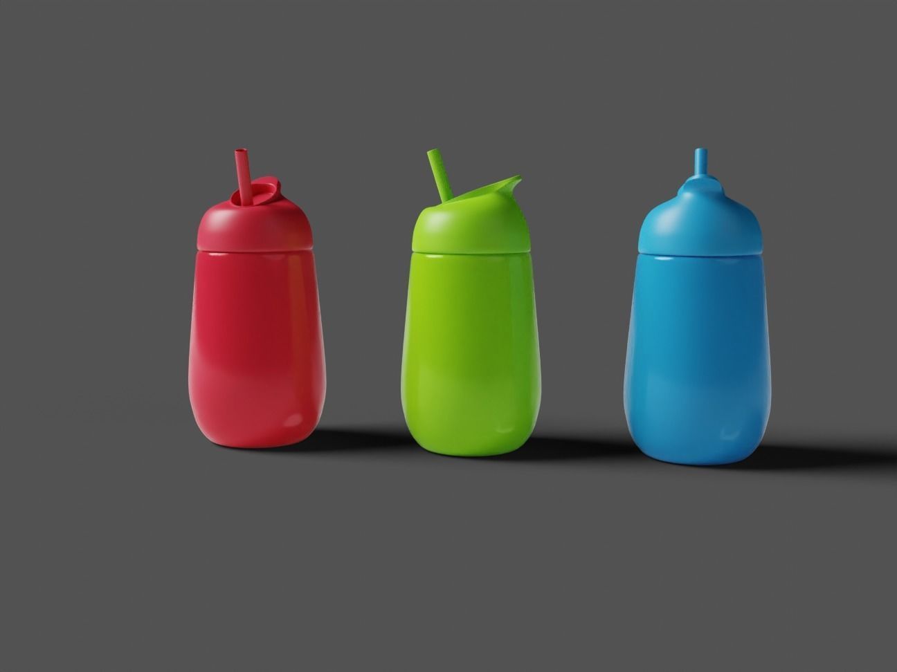 Childrens Drinking Cup Batch 02 3D model_5