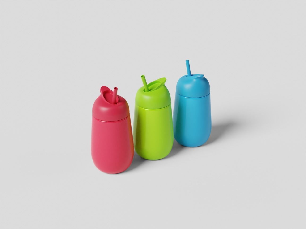 Childrens Drinking Cup Batch 02 3D model_10