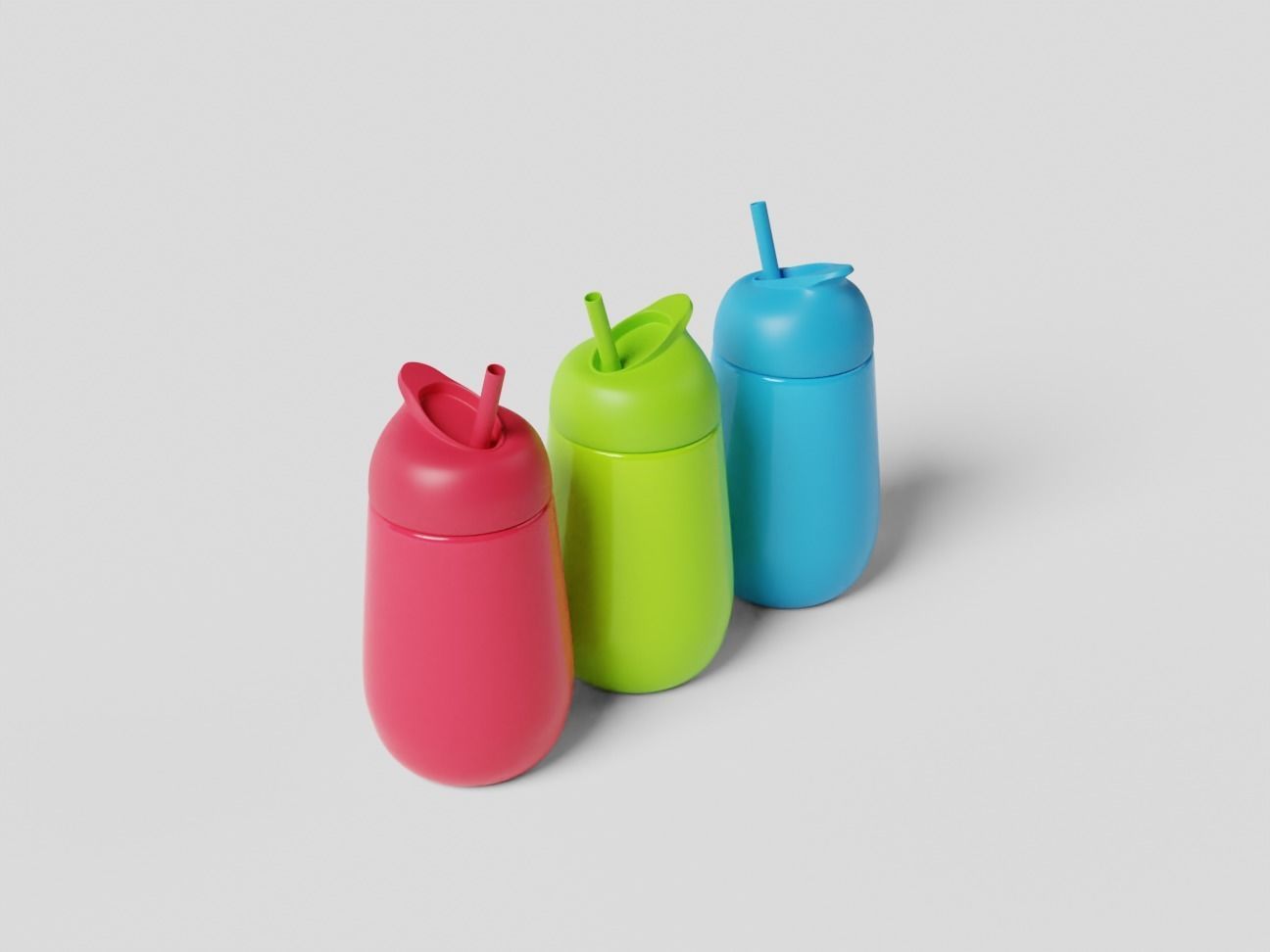 Childrens Drinking Cup Batch 02 3D model_12