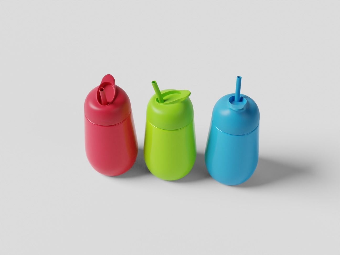 Childrens Drinking Cup Batch 02 3D model_2