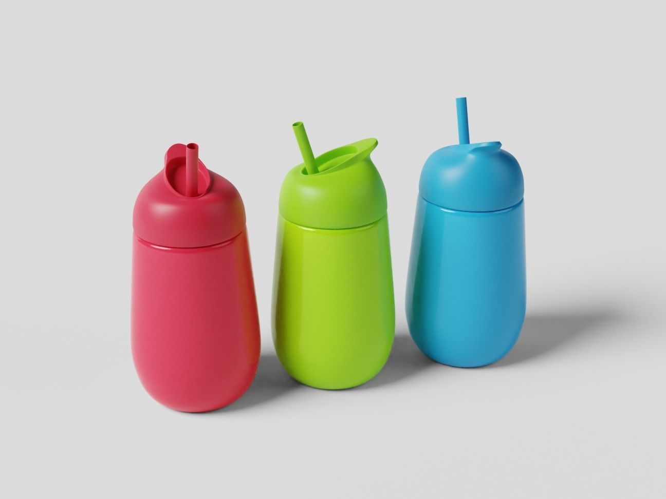 Childrens Drinking Cup Batch 02 3D model_17