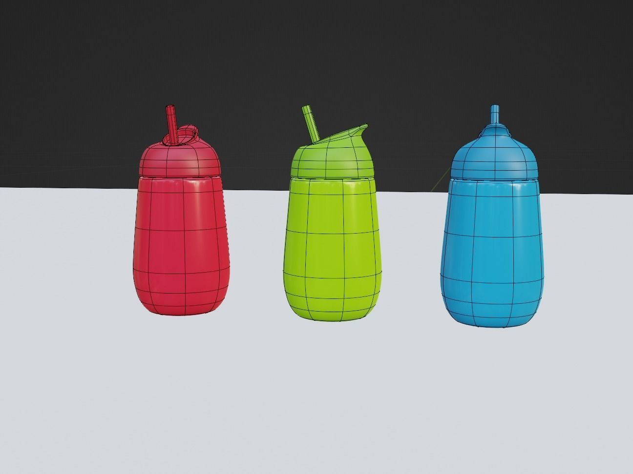 Childrens Drinking Cup Batch 02 3D model_6