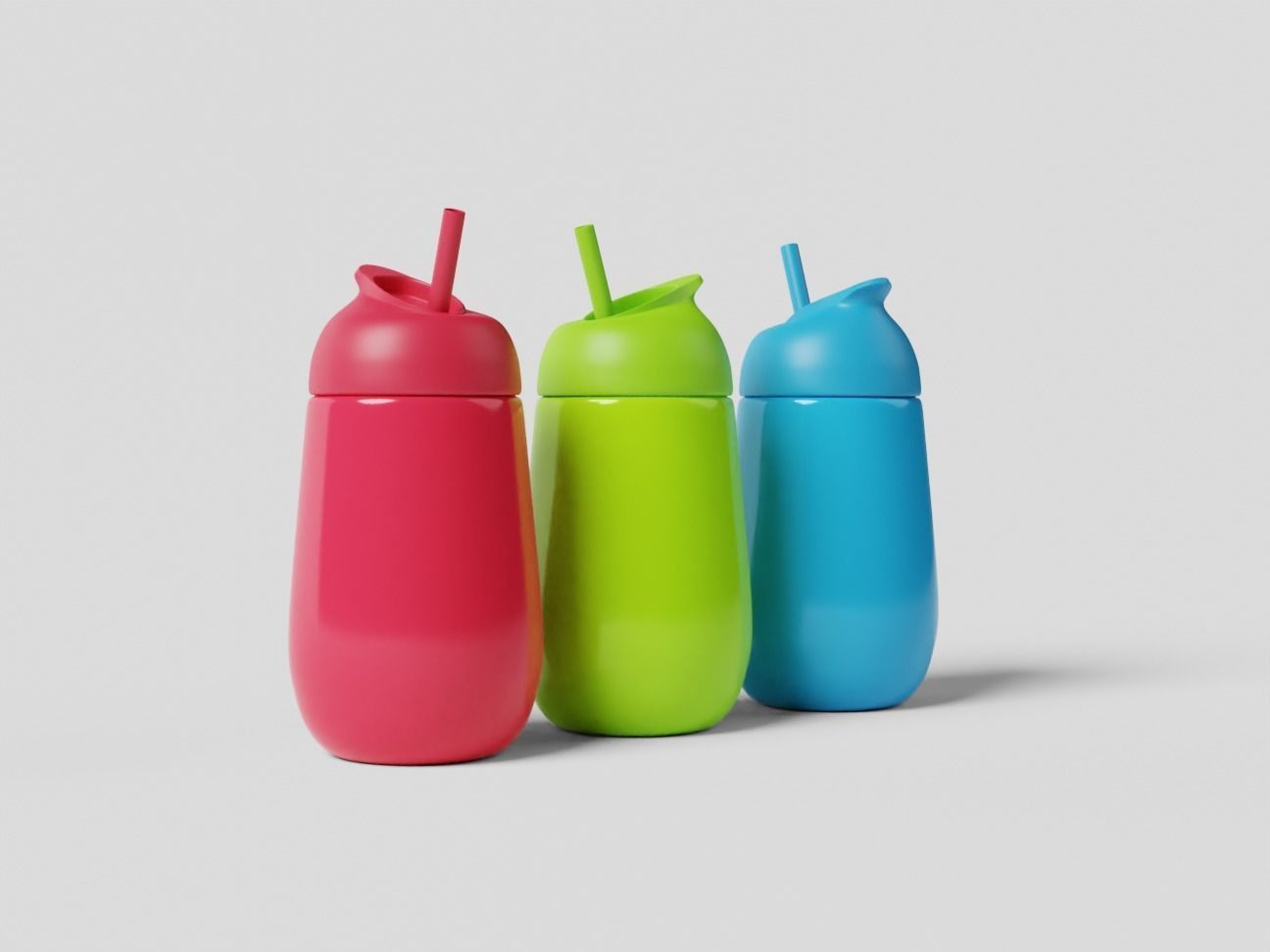 Childrens Drinking Cup Batch 02 3D model_1