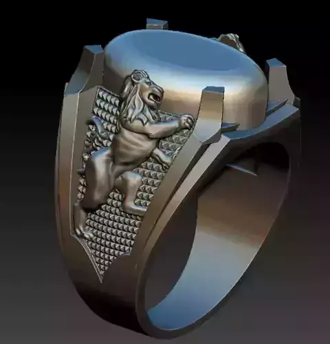 lion ring