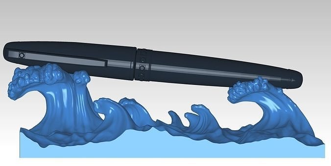 Ocean waves  3D print model