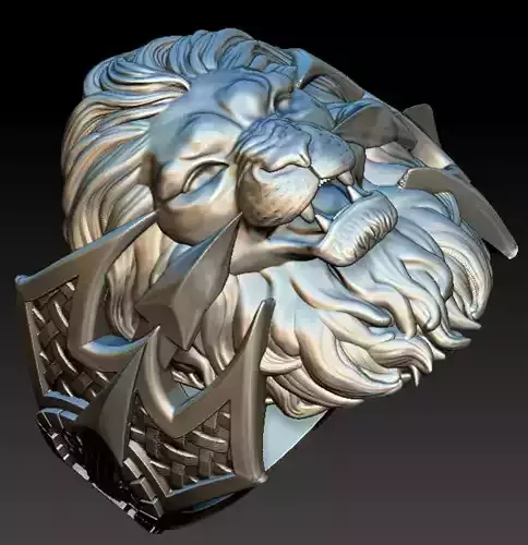lion ring