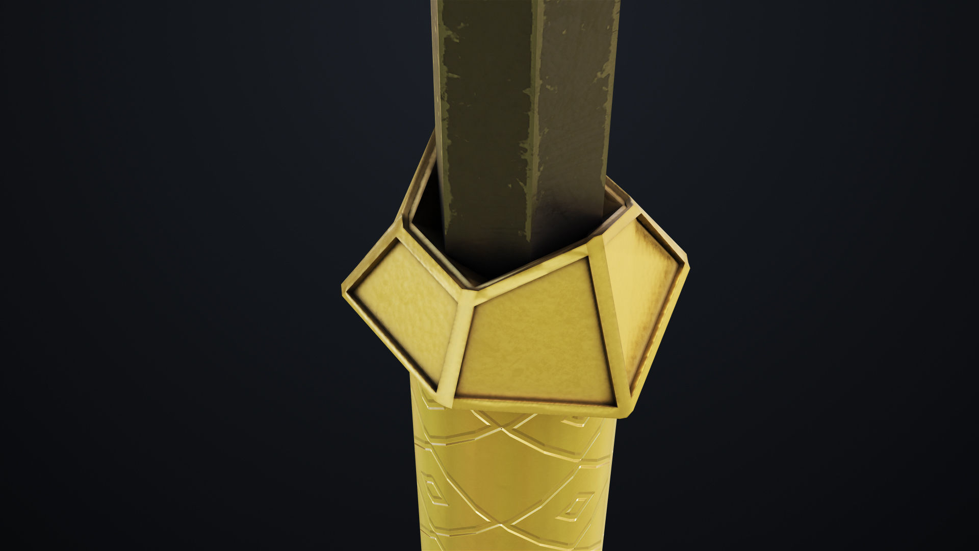 Battle Hammer 07 All PBR Unity UE V-Ray Textures Included Low-poly 3D model_13