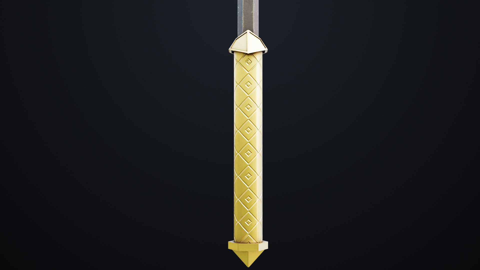 Battle Hammer 07 All PBR Unity UE V-Ray Textures Included Low-poly 3D model_11