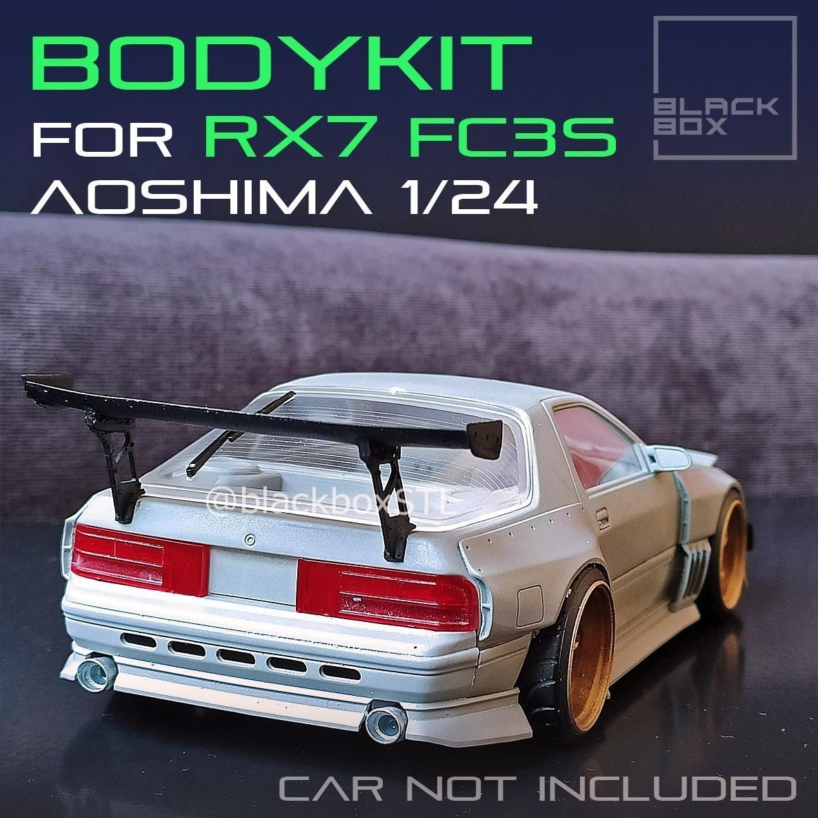 BODYKIT For RX7 FC3 Aoshima 1-24th modelkit 3D print model_1