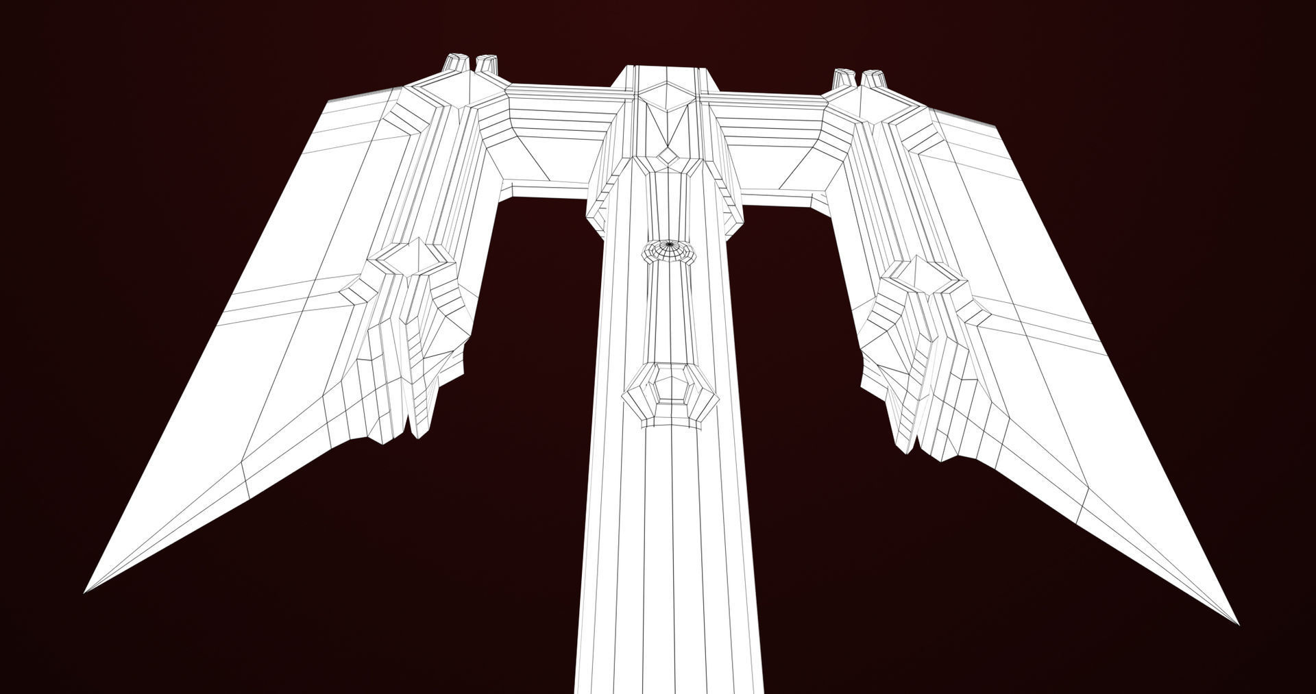 Battle Hammer 08 All PBR Unity UE V-Ray Textures Included Low-poly 3D model_20