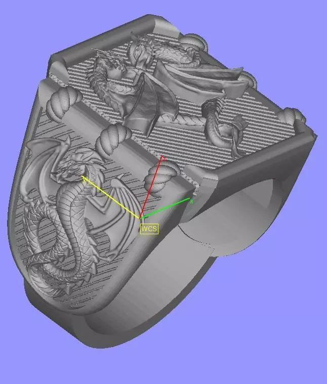 dragon ring 3D model_0