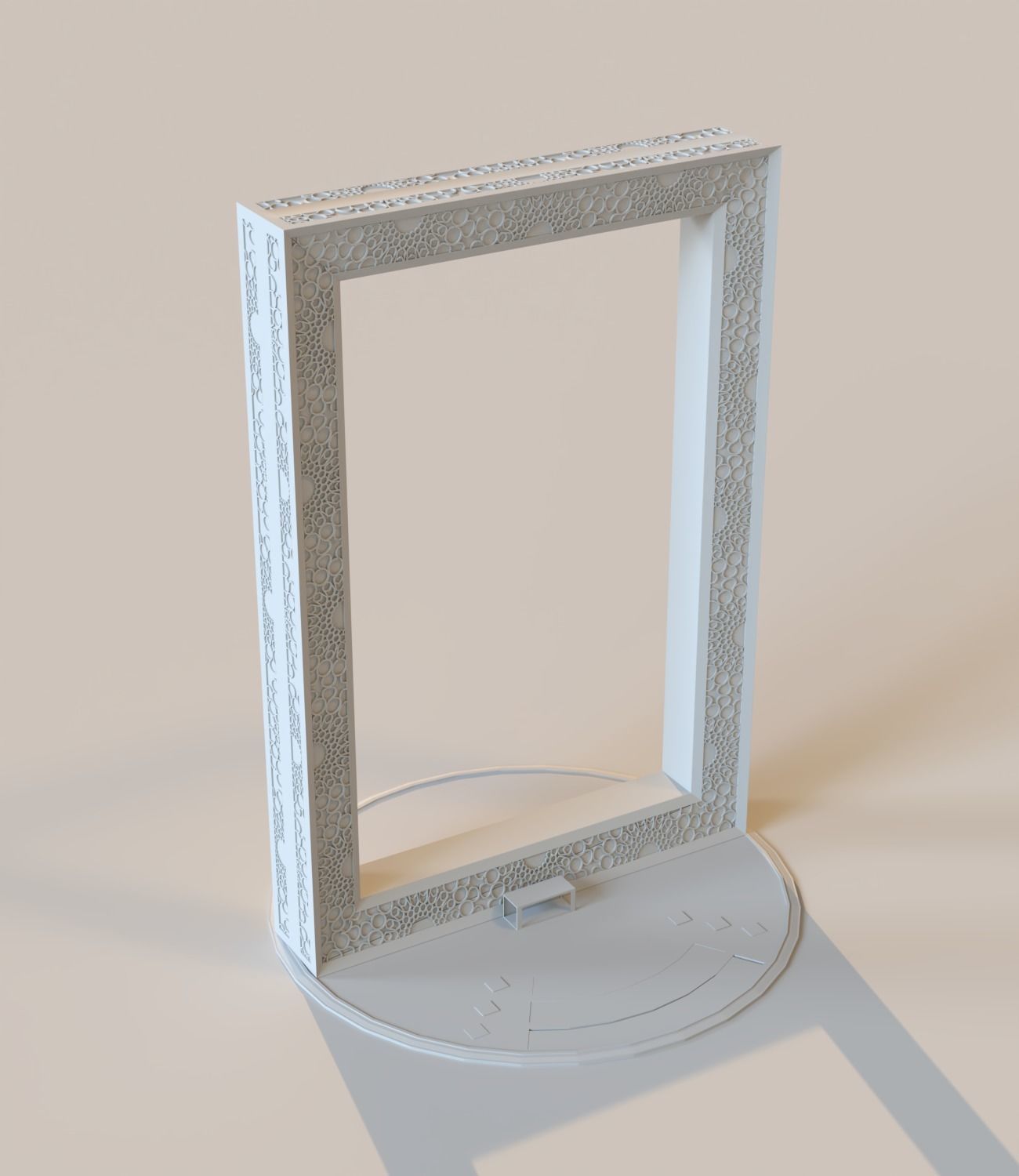 Dubai frame 3D model_1