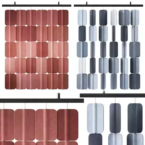 Patch PA H006 x6 Hanging Acoustic Divider by True Design 3D model