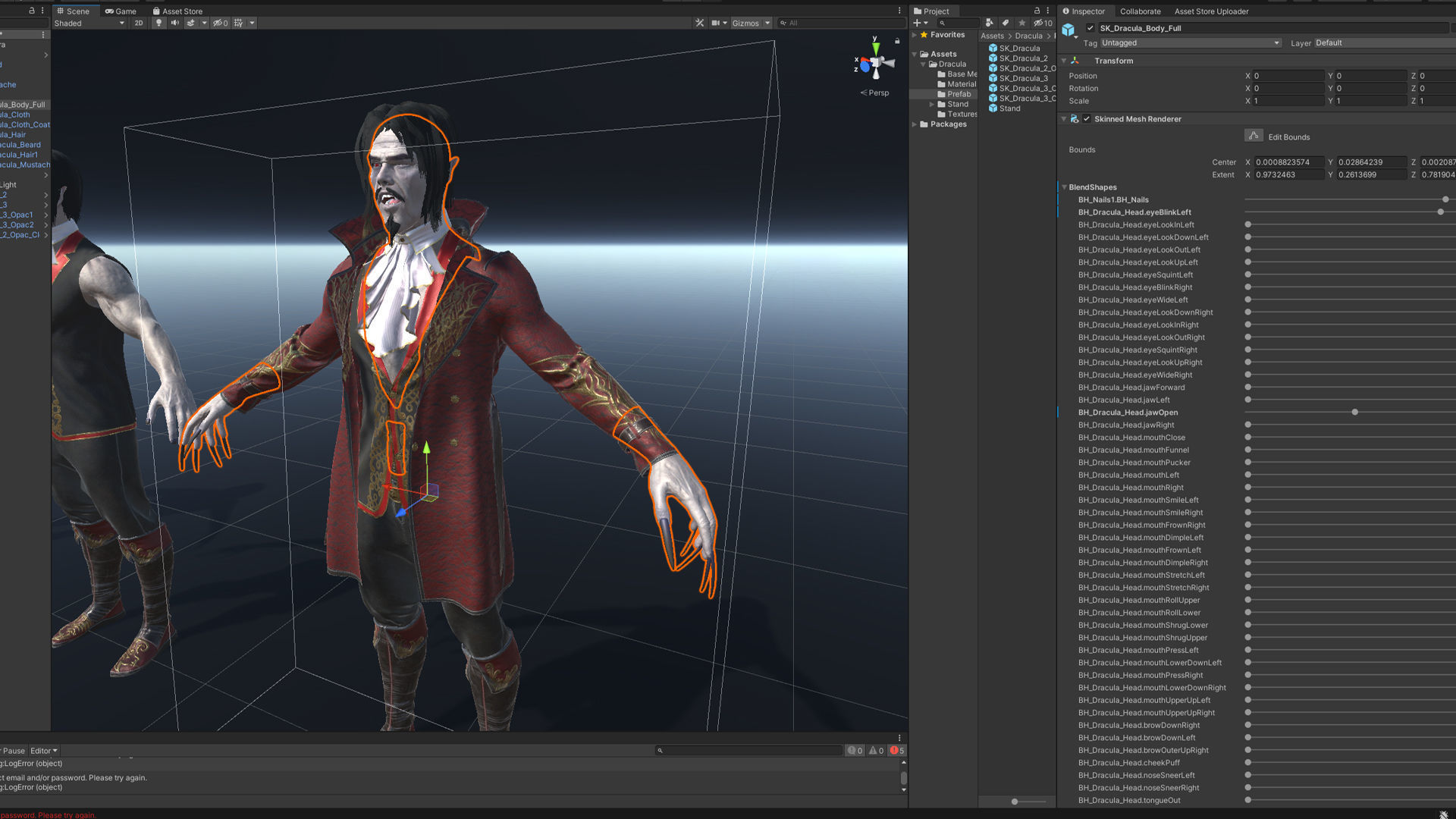 Dracula Low-poly 3D model_18