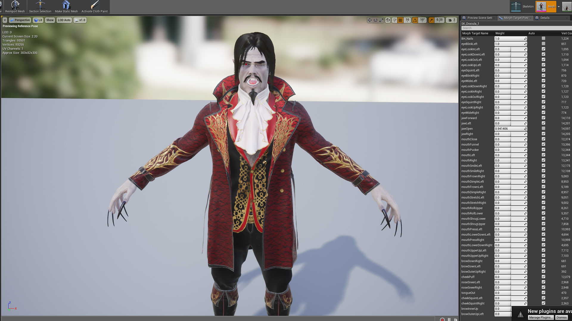 Dracula Low-poly 3D model_19