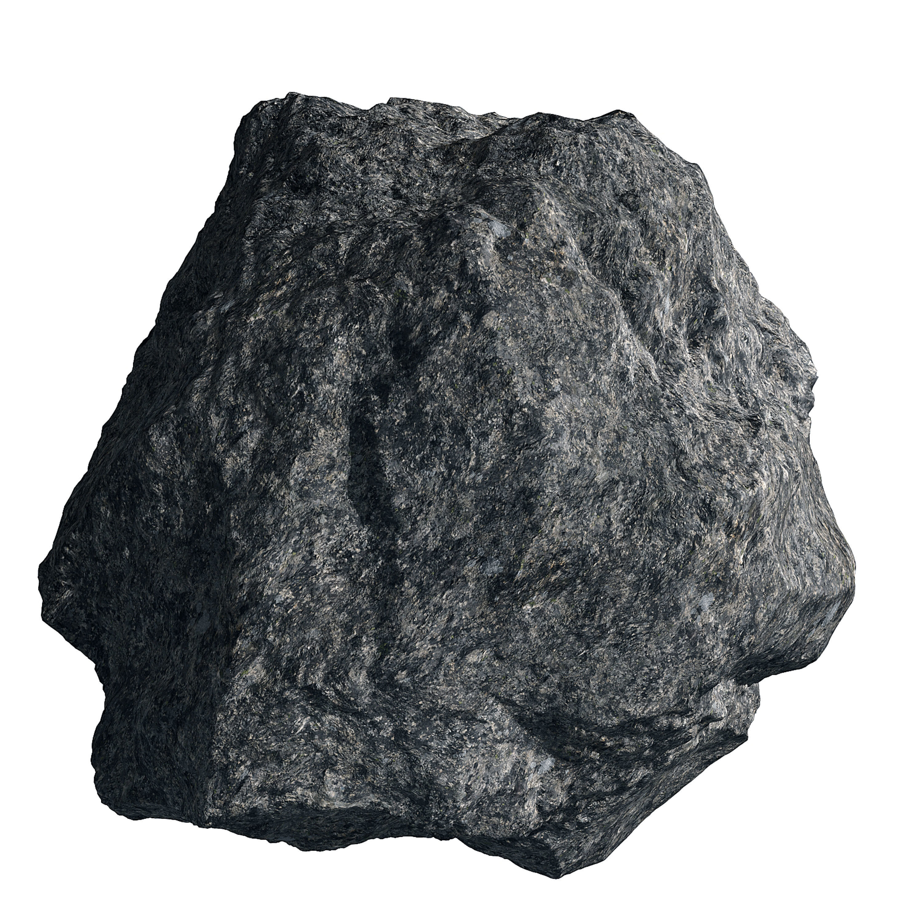 Stone Set 5 C rock 3D model_4