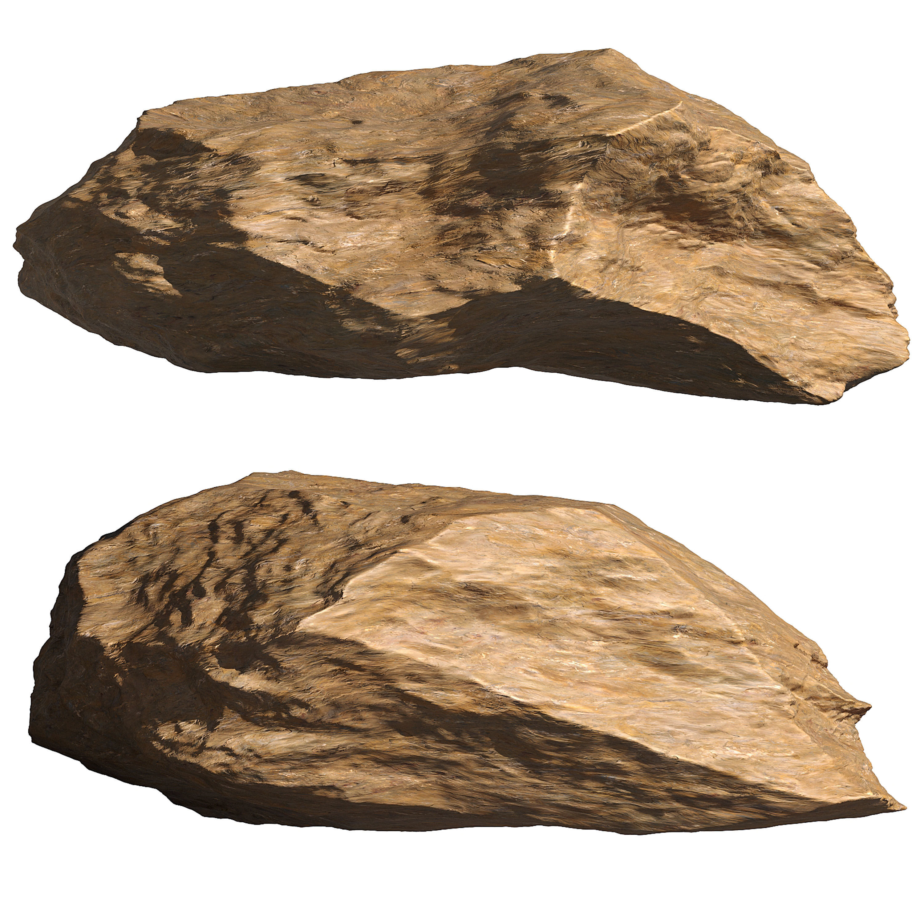 Stone Set 5 C rock 3D model_3