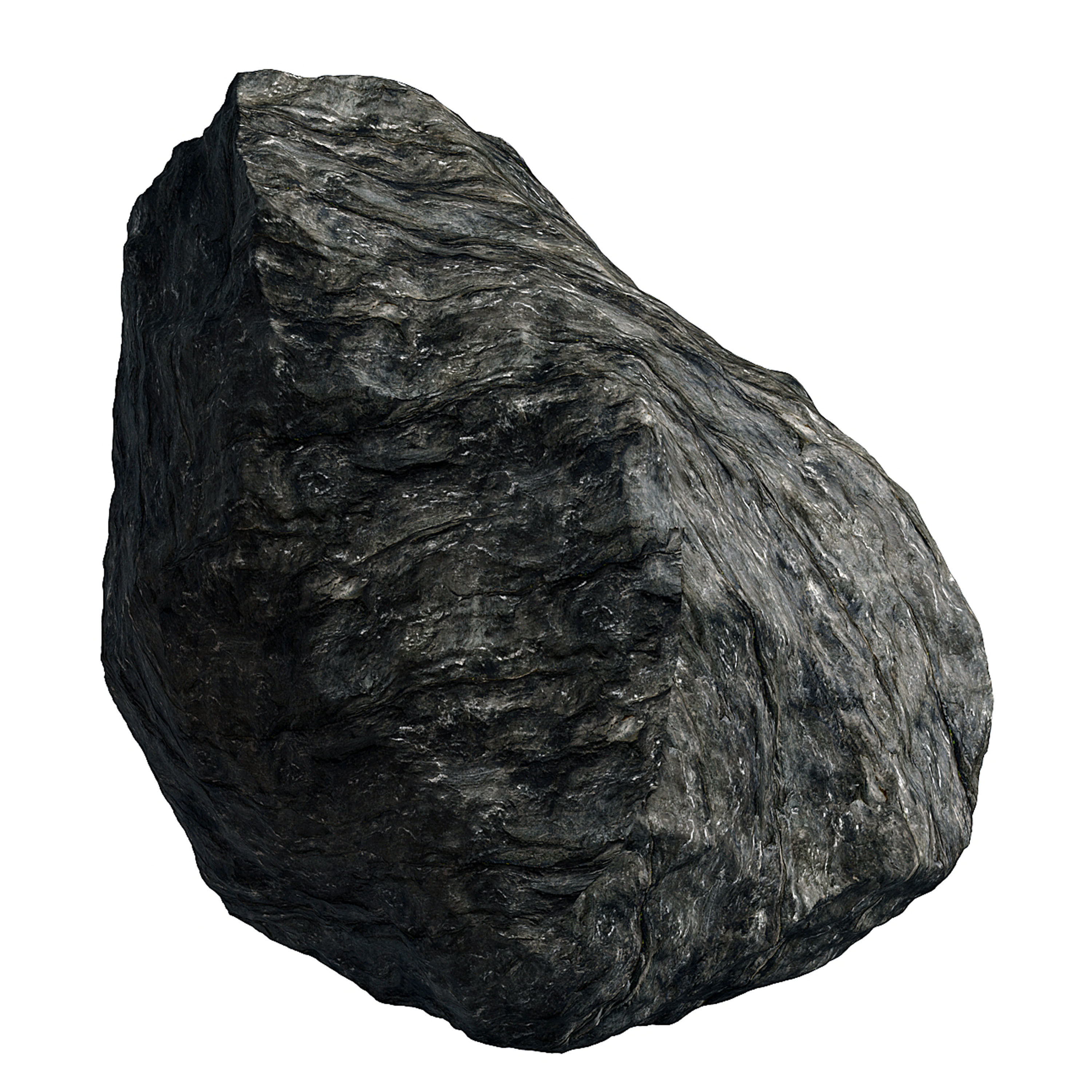 Stone Set 5 C rock 3D model_2