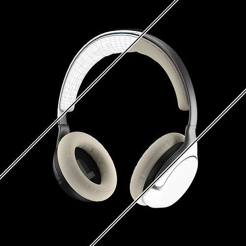 Stylized Headphones 3D model