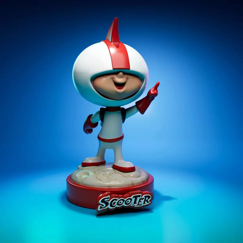 Scooter- The Space Kidettes 3D print model