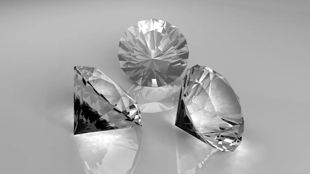 Brilliant Clear Diamond 3D model