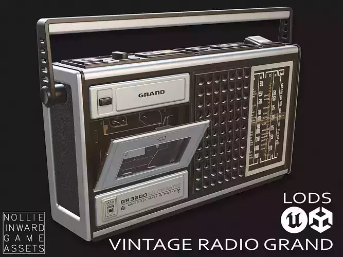 Soviet Radio Grand Clean - Game Ready Hero Prop