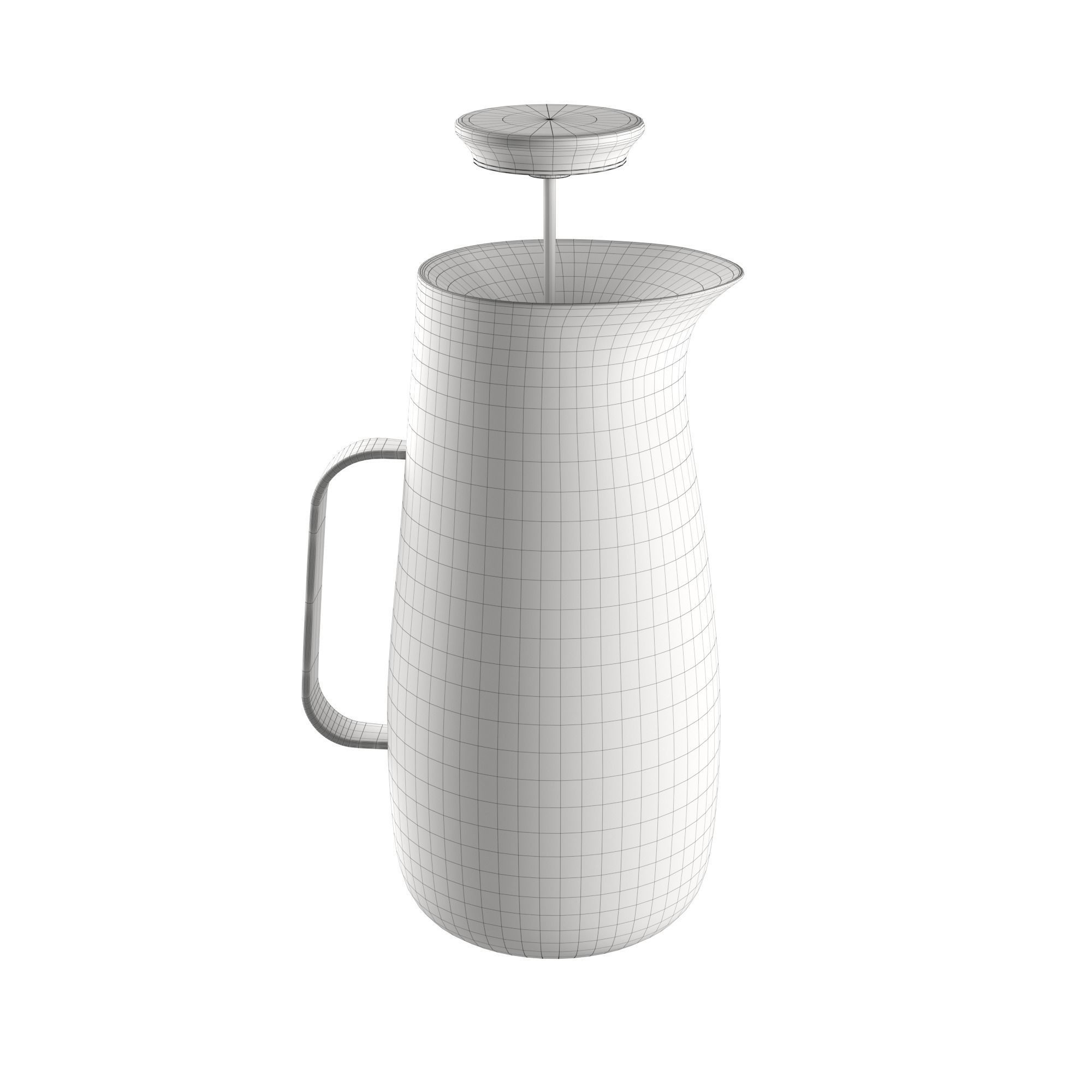 Stelton collection tea set  3D model_6