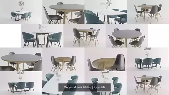 Modern dinner tables 